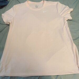 NIKE DRI WEAVE ATHLETIC TOP - Pink